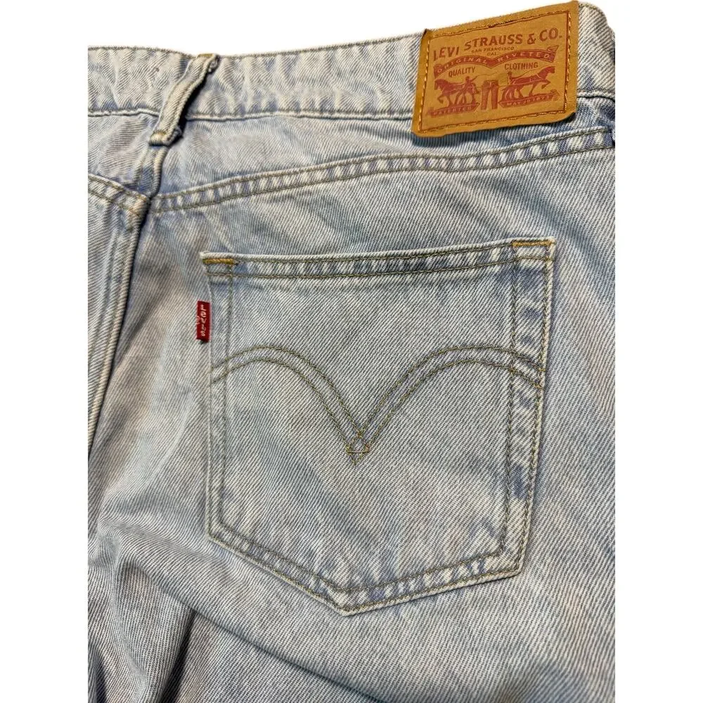Levi's Superlow Loose Straight Leg Jeans Light Wash